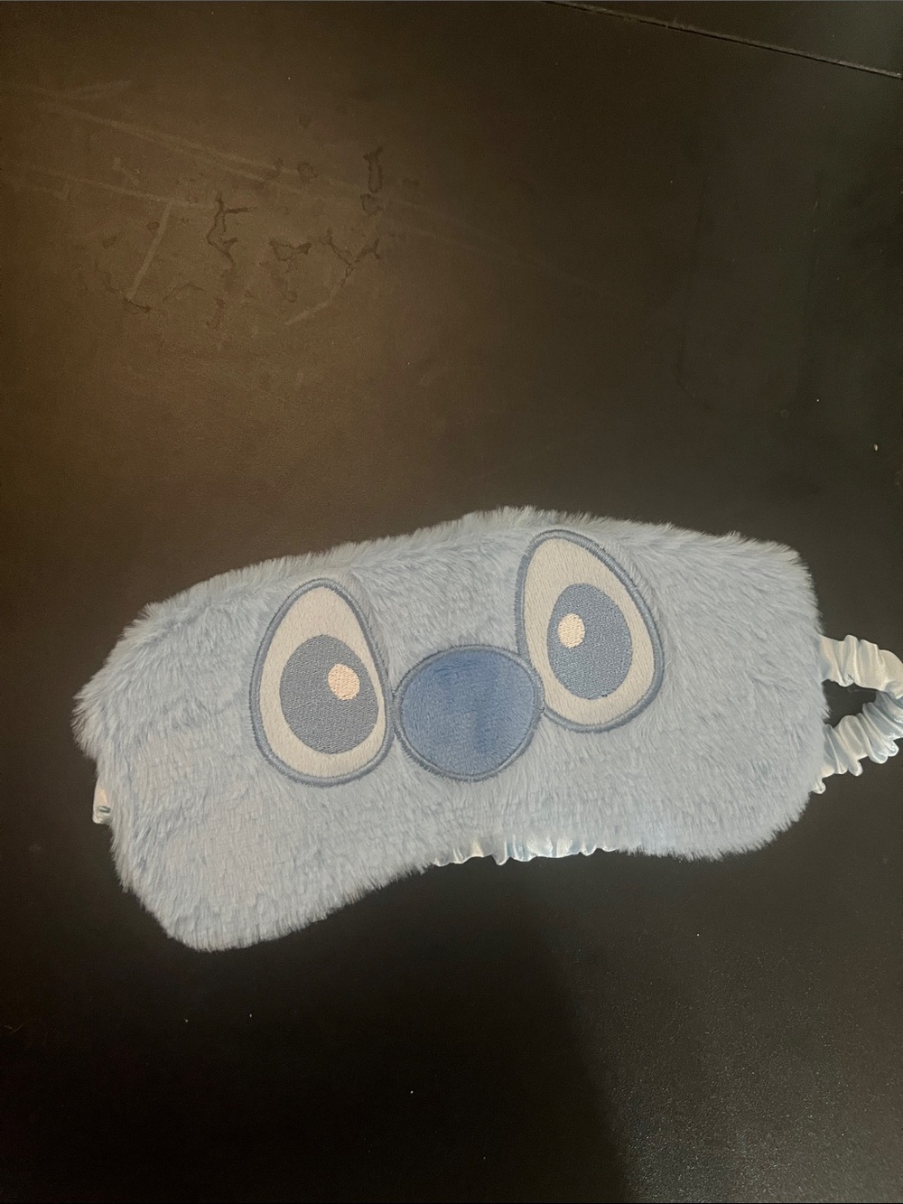 Stitch Blue Fuzzy Sleep Mask - Women Accessories